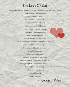 The Love I Hold | the Dark Side of the Moon More