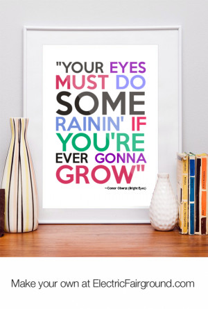 Conor Oberst (Bright Eyes) Framed Quote