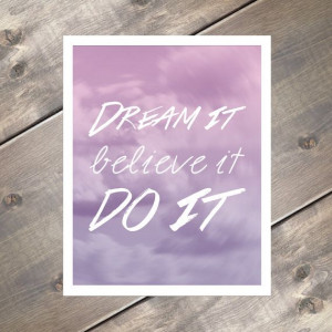 Whimsical Motivational Office Wall Art Print by EvergreenandWillow, $ ...