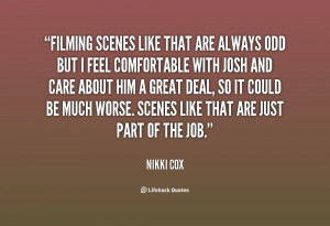 nikki cox quotes for me i ve worked hard for people to think i m funny ...