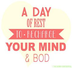 day of rest to recharge your mind and body #restday #run #fitness # ...