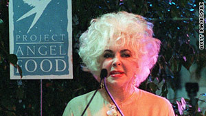 Elizabeth Taylor received the Angel Award from Project Angel Food for ...