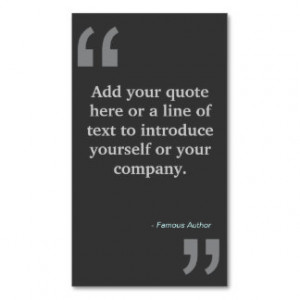Funny Quote Business Cards, 198 Funny Quote Business Card Templates