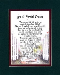 poem for cousin You are my cousin!