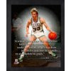 Larry Bird Boston Celtics Pro Quotes Framed 8x10 Photo #1