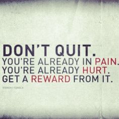 that having sore muscles doesn't feel satisfying, but good workouts ...