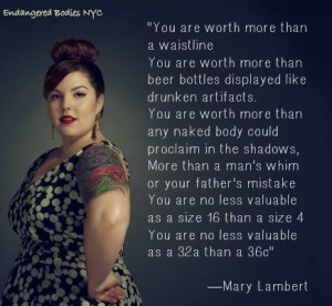 Mary Lambert is inspiring #bodyimage #LGBT