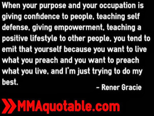 ... energy and living a positive lifestyle (Living what you Preach