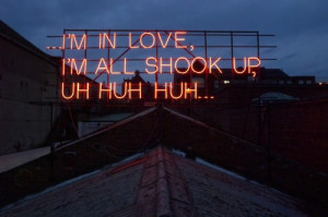 art quote quotes lyrics elvis neon lights city art i'm all shook up