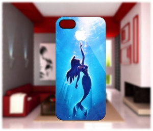Little Mermaid Surface case For iPhone 4/4S iPhone 5 Galaxy S2/S3/S4 ...