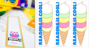 printable ice cream cone bookmarks these free printable bookmarks
