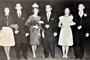 ... and Bob (on the left side) with High School Homecoming Court