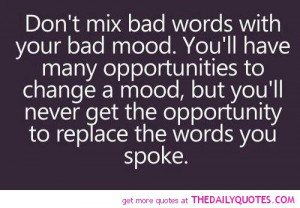 Don't Mix Bad Words