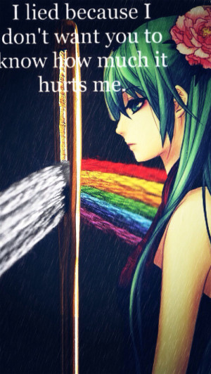 ... tags for this image include: hatsune miku, quotes, sad and vocaloid