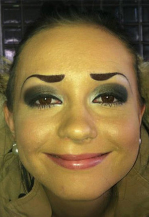 More of the Worst Eyebrows EVER! ha ha ha