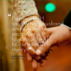 thumbnail of quotes Prophet PBUH said: When a husband and wife look at ...