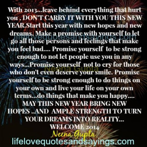 MAY THIS NEW YEAR BRING NEW HOPES .