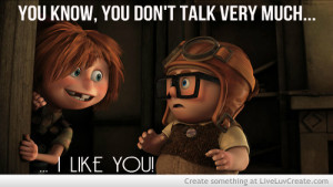 adorable, carl, cute, ellie, love, movie, pretty, quote, quotes, sweet ...