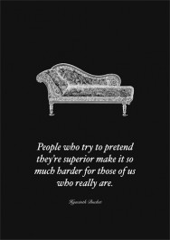 Hyacinth Bucket: People who try to pretend they're superior make it so ...