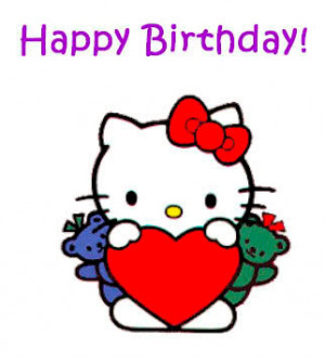 Hello Kitty Happy Birthday Idea from lcdlove.com