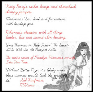 Bettie Page: Celebrity Fashion ICON