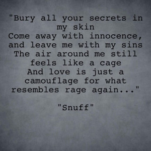 ... Quotes Songs, Slipknot Lyrics Snuff, Music Quotes, Music Lyrics, Music