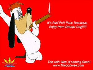 ... : Peep the #weed #smokers #cartoon character ... Droopy Dog ... 420