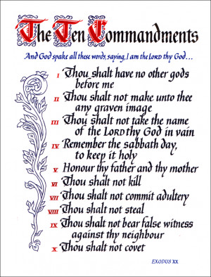 10 commandments birthday wall art - merci-moments.com - inicio