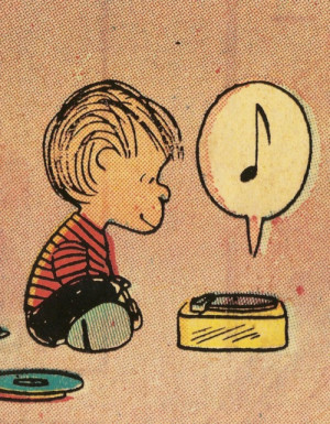 vintage peanuts comics vinyl Charles Schultz linus