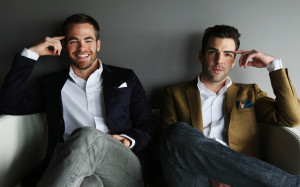 : The Wallpaper above is Chris Pine Zachary Quinto Wallpaper ...
