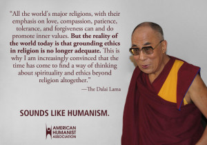 ... that the Dalai Lama’s thinking “has aligned with [Sam] Harris