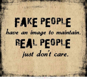Fake People Quotes