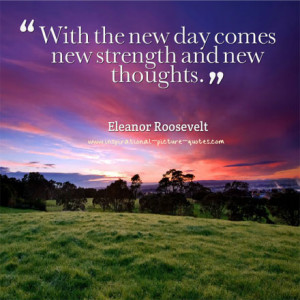New Day Inspirational Quote