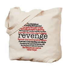 Revenge Quotes Tote Bag for