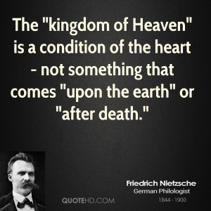 ... heart - not something that comes 