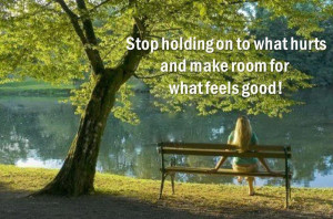 Stop holding on to what hearts best english quote pic