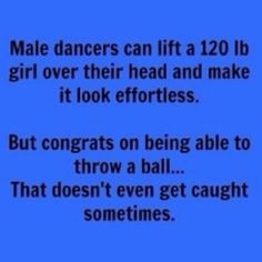 ... dance isn't a sport do even half the stuff we do every day, then they