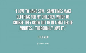 love to hand sew. I sometimes make clothing for my children, which ...
