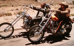 Dennis Hopper and Peter Fonda in Easy Rider Photo: ALAMY