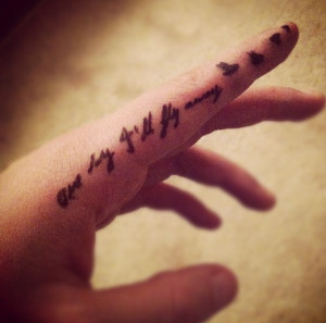 Cool tattoo. One day I'll fly away.