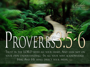 bible verses Proverbs 3:5-6