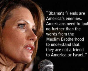 ... another friend of Israel: Representative Michele Bachmann (R-Mn