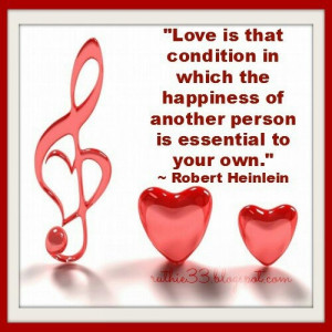 Love quote: Robert Heinlein