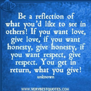 Love reflection quotes