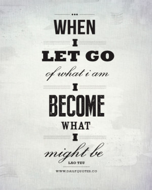Let Go – Daily Inspirational Quote