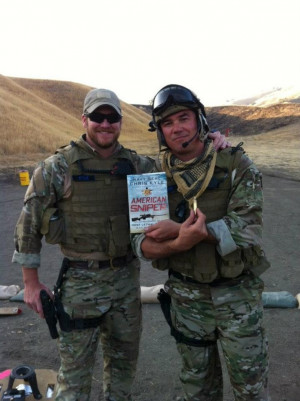 Chris Kyle, Dean Cain...holding Chris's book. Soldiers, Military ...