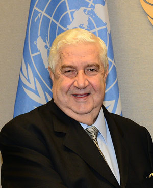 Walid Muallem Picture AFP