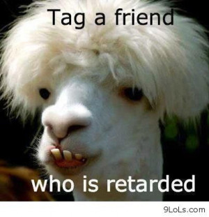 Tag a friend who is retarded - Funny Pictures, Funny Quotes, Funny ...