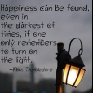 thought for tonight... I can always count on Dumbledore to help.