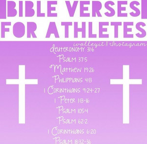 Bible verses for athletes